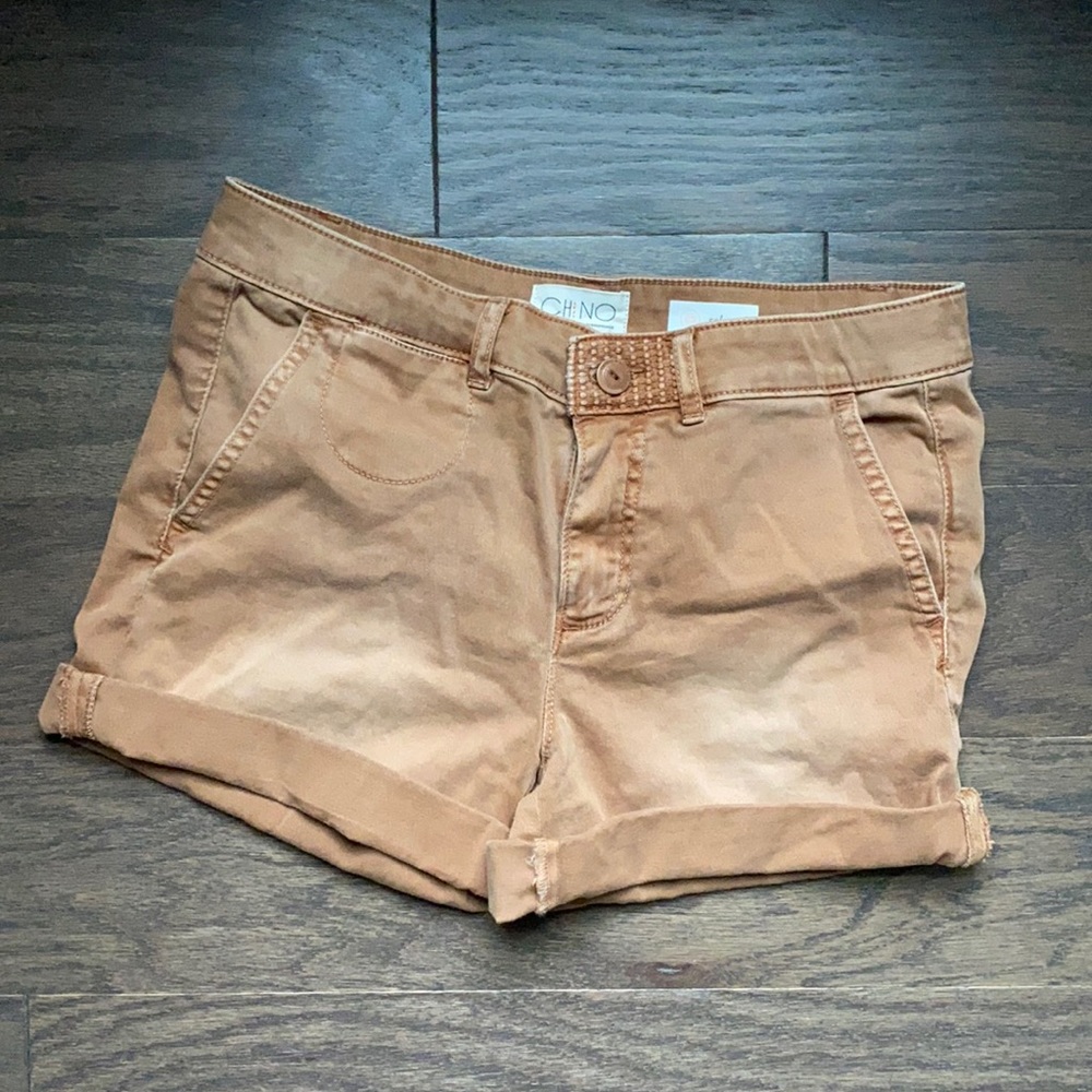 Chino by Anthropologie Cocoa Brown Shorts 25
